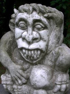 Gargoil aus Carrara Marmor