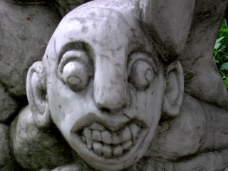 Gargoil aus Carrara Marmor